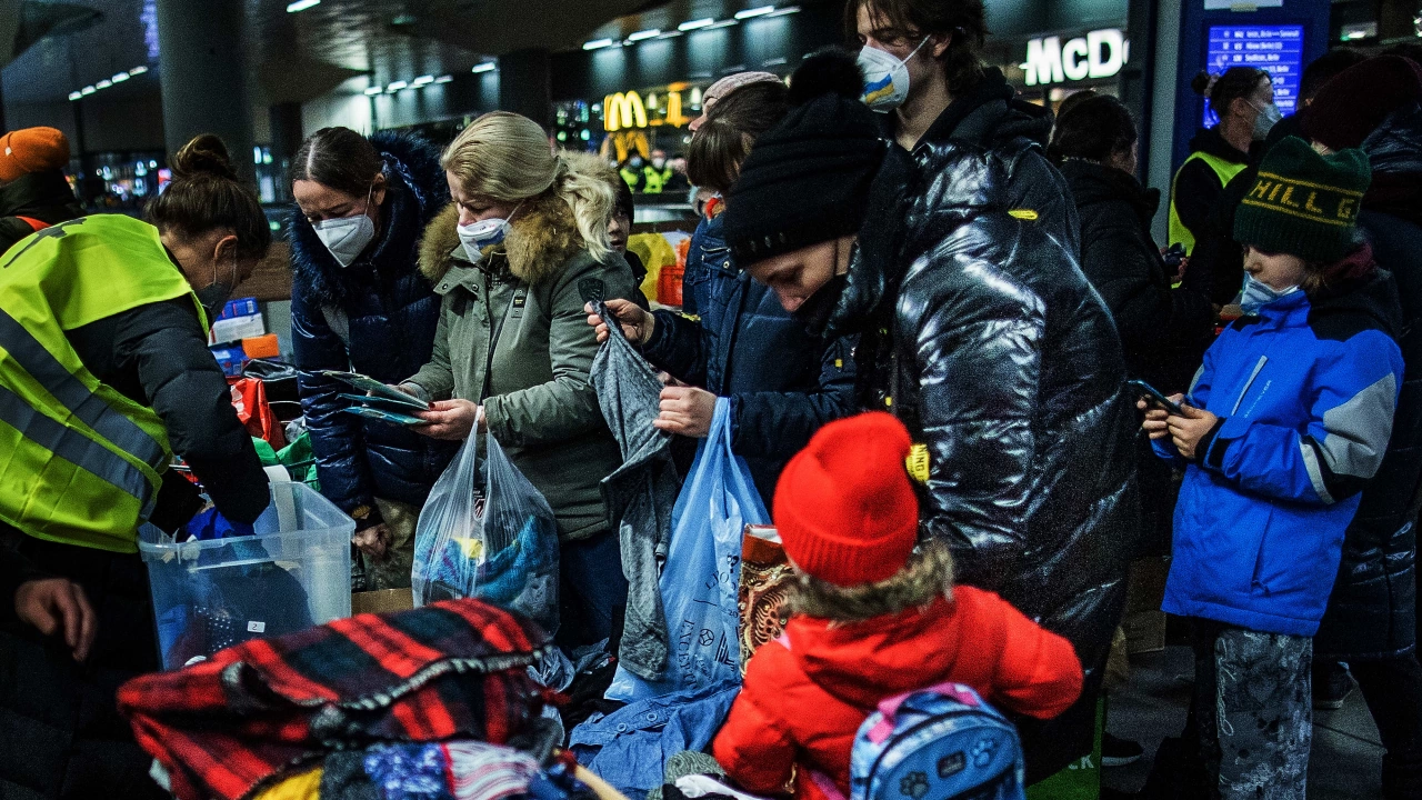 Идващите от Украйна бежанци имат 90 дневен законен престой в България