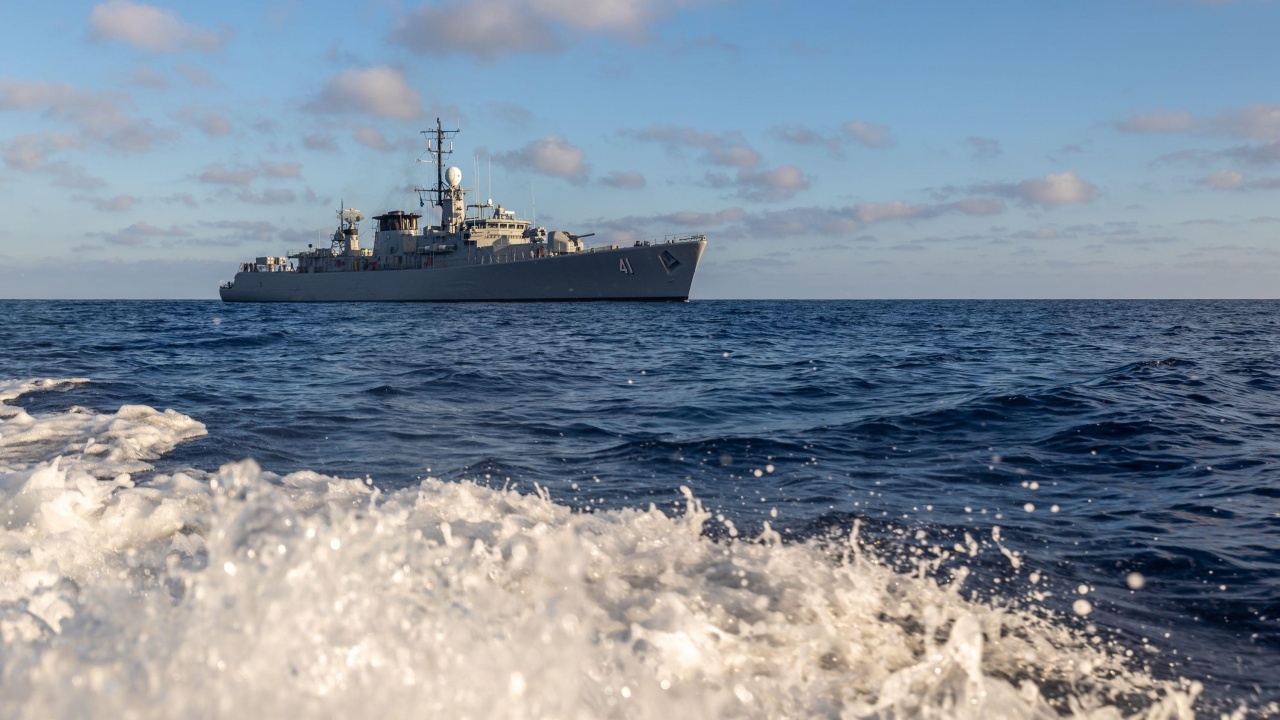 Военноморските сили (ВМС) извършват обследване на район в Черно море