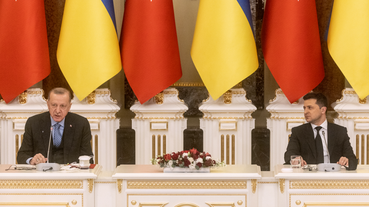 Президентите на Турция и Украйна Реджеп ЕрдоганРеджеп Тайип Ердоган -