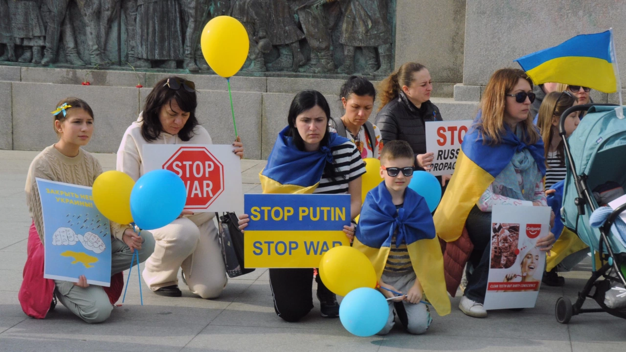 В Бургас се проведе пореден протест срещу войната в Украйна