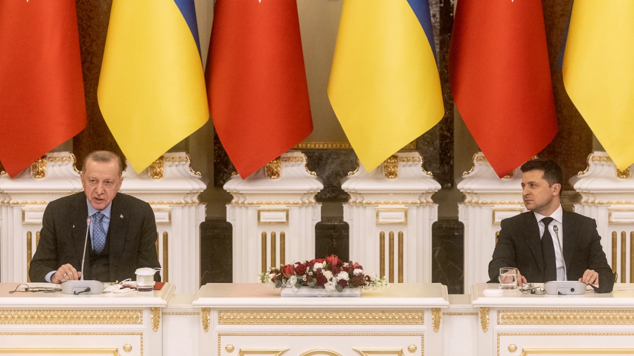 Президентите на Турция и Украйна Реджеп ЕрдоганРеджеп Тайип Ердоган