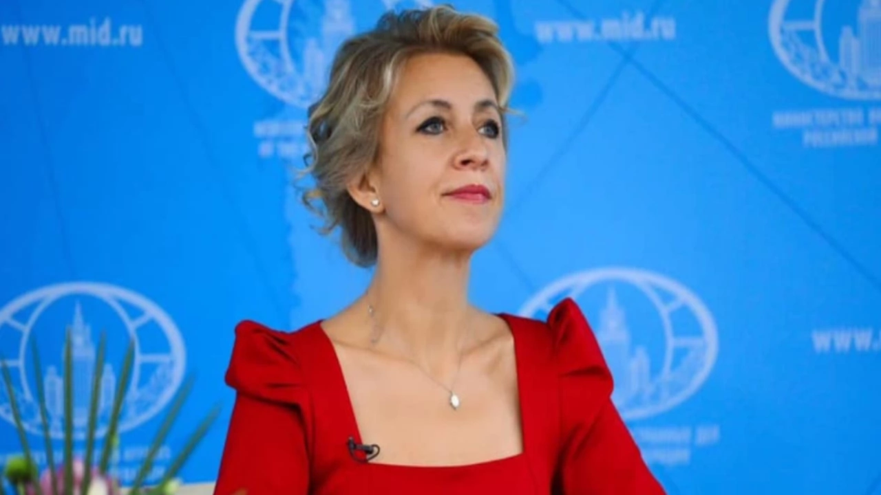 Говорителката на руското министерство на външните работи Мария Захарова днес