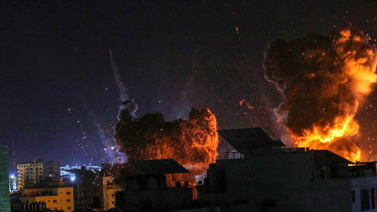 Израелските въоръжени сили нанесоха днес удари срещу ивицата Газа, след