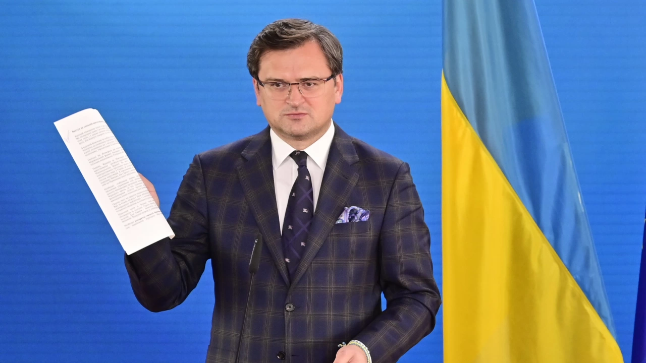 Украинският министър на външните работи Дмитро Кулеба на посещение в