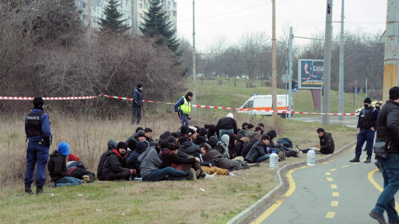 Екипи на турската жандармерия които охраняват турско българската граница в окръг