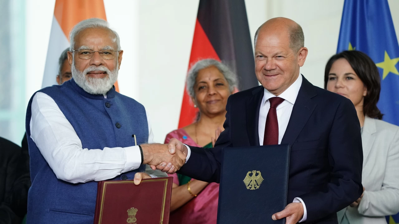 Германия и Индия днес подписаха поредица от двустранни споразумения фокусиращи