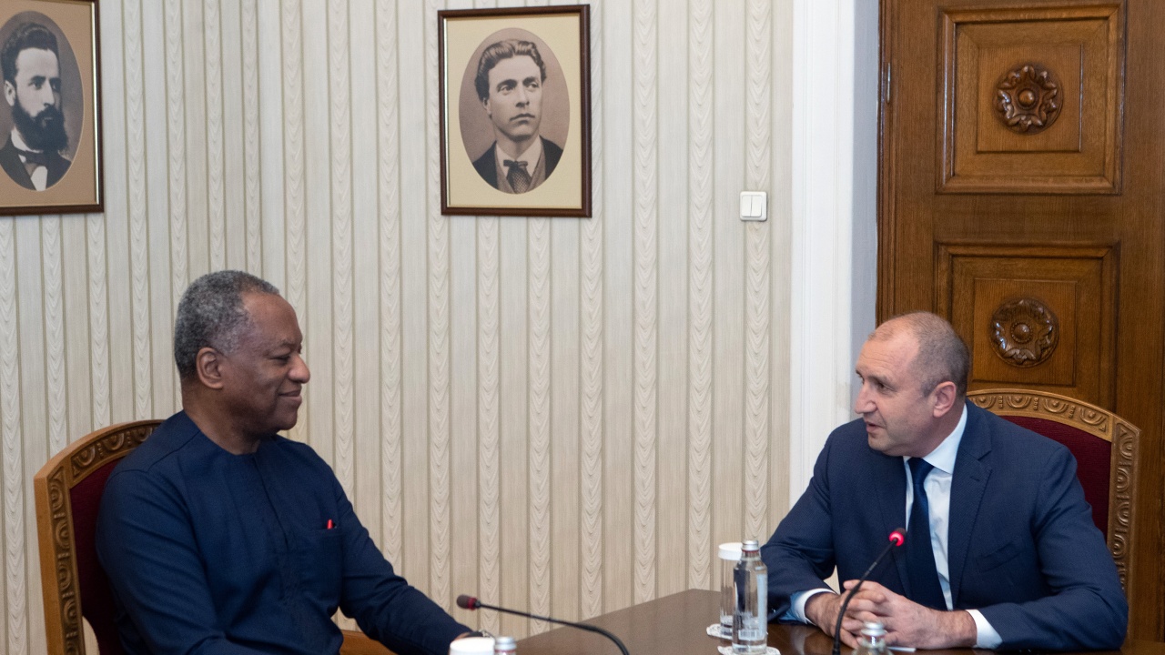 Румен Радев се срещна с министъра на външните работи на Нигерия