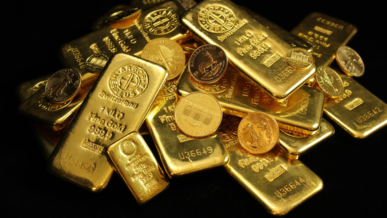Цената на злато се е понижила днес под натиска който