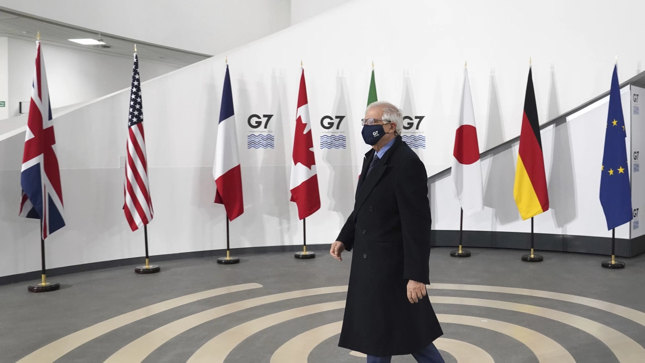 Министрите на външните работи на страните от Г 7 се
