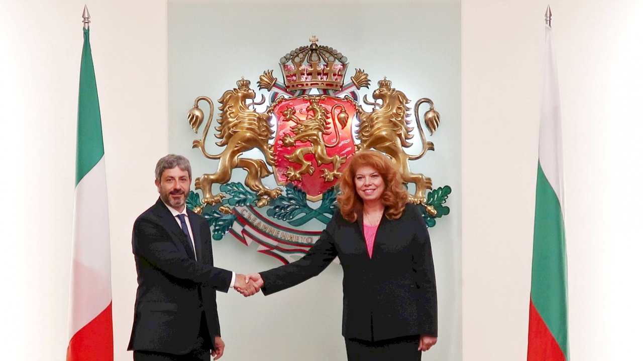 Илияна Йотова се срещна с председателя на Камарата на депутатите на Италианската република