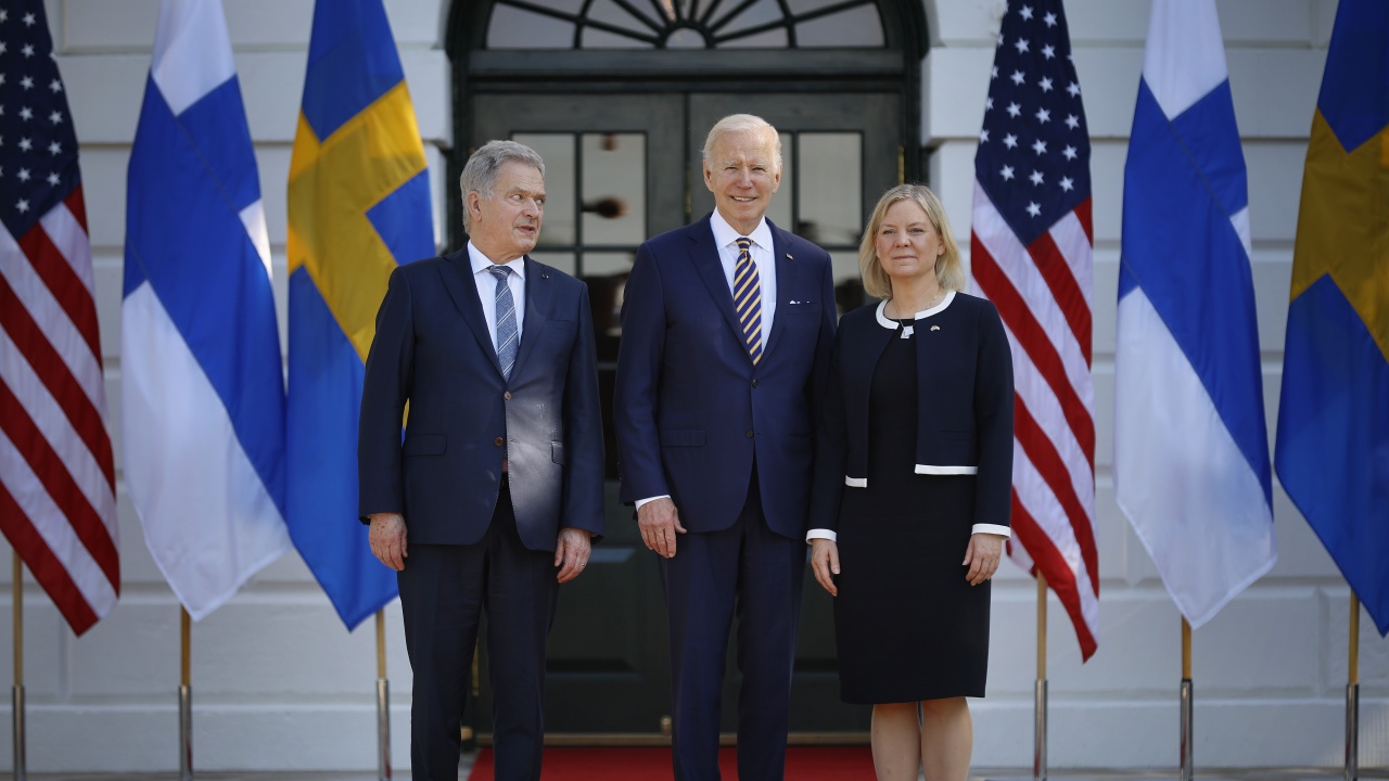 Байдън: Швеция и Финландия отговарят на всички критерии за присъединяване към НАТО