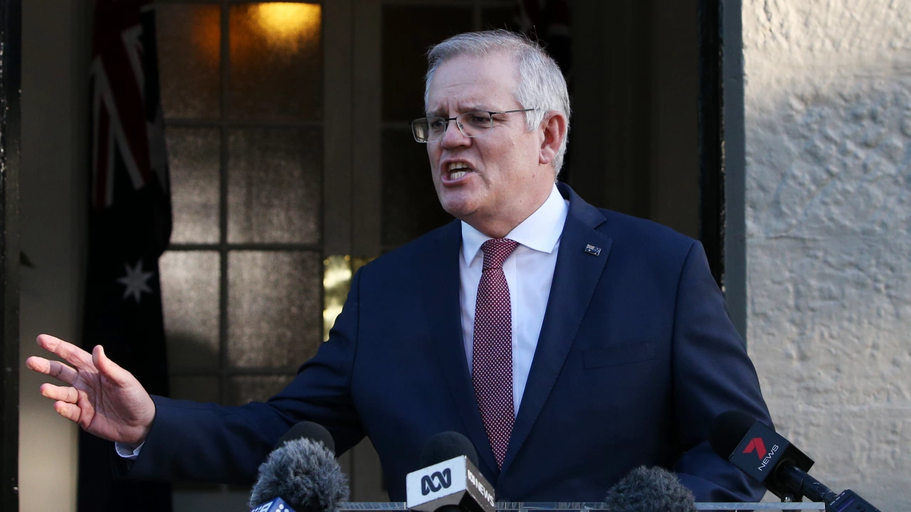 Австралийският министър председател Скот Морисън днес обеща да стане по