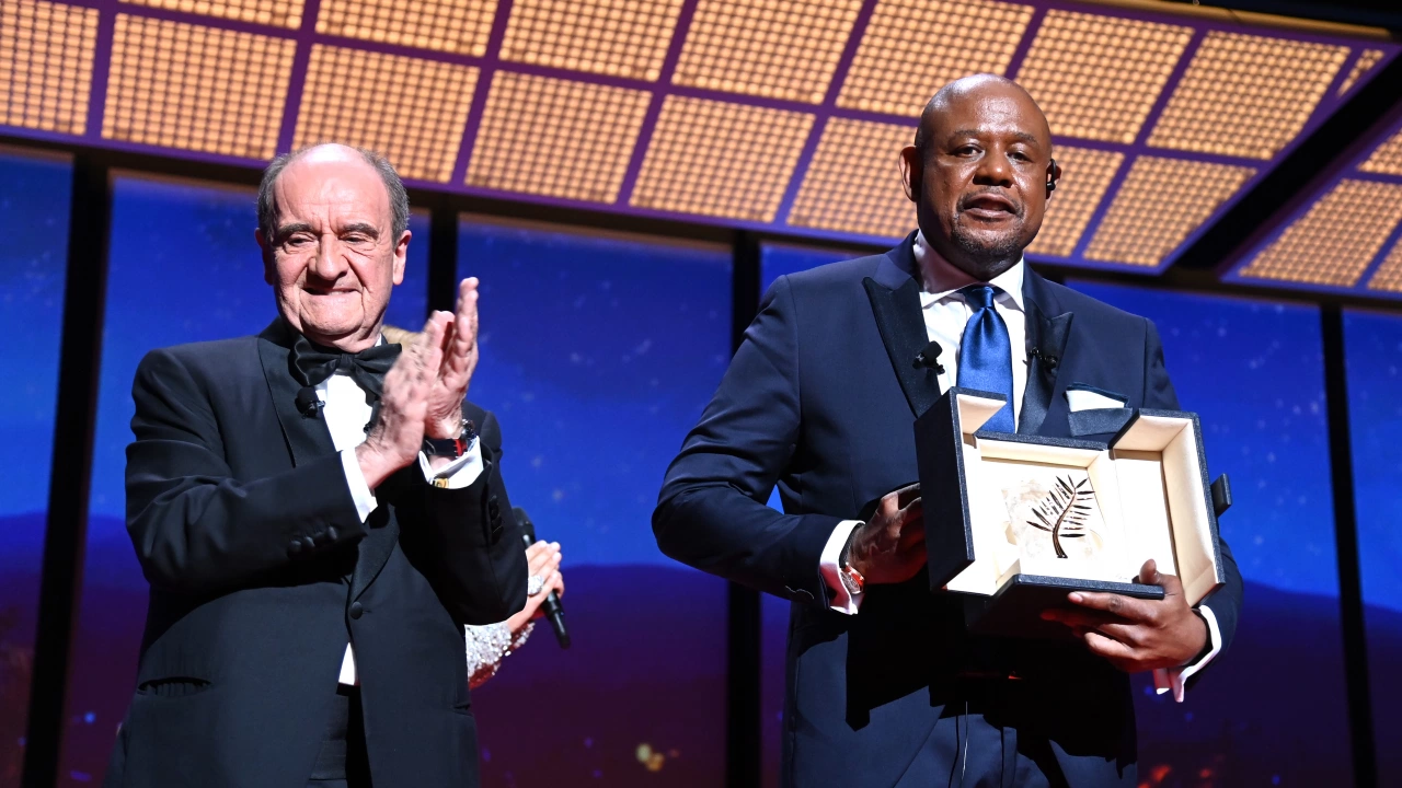 Американският актьор Форест Уитакър получи почетна награда Златна палма на