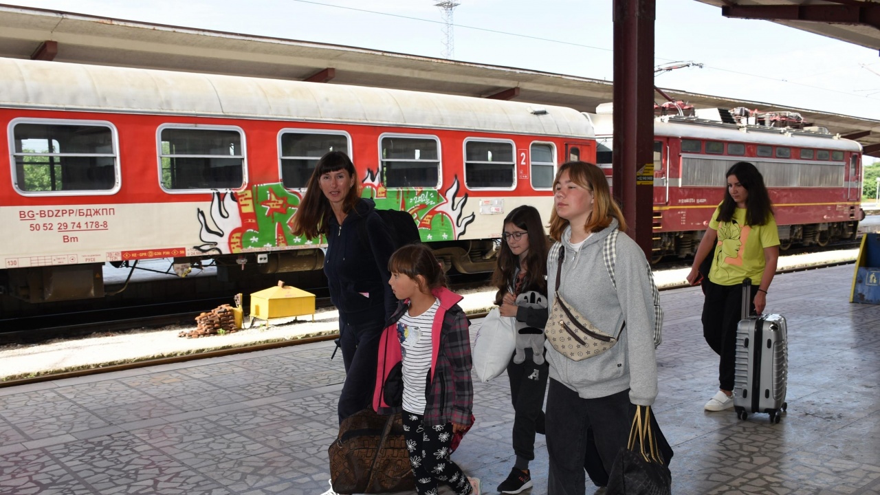 Транспортиране на украински бежанци