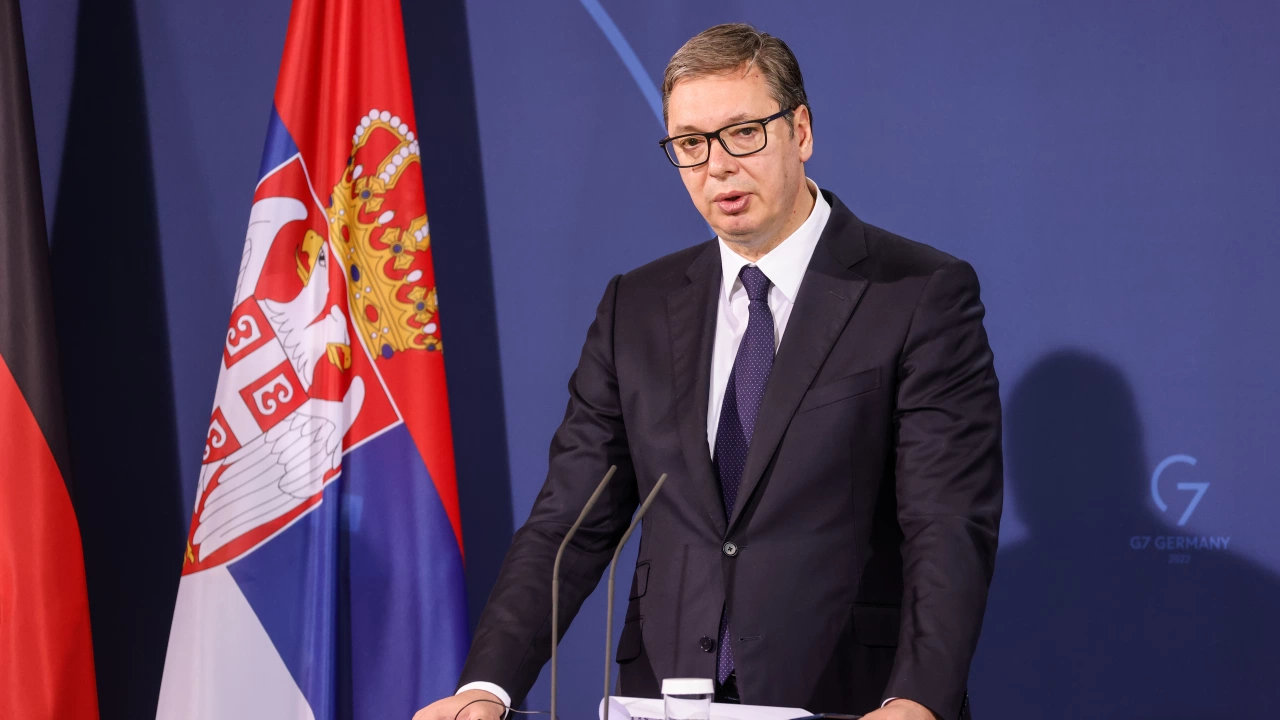 Сръбският президент Александър ВучичАлександър Вучич – сръбски юрист и политик Александър