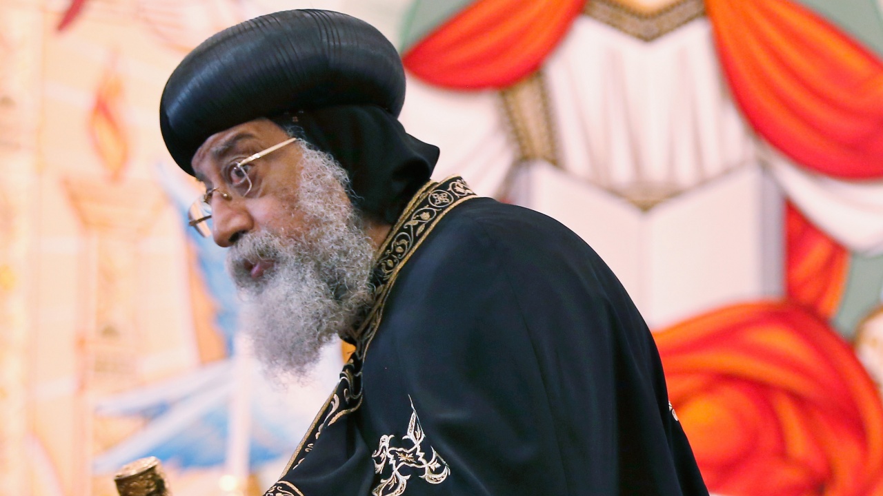 Коптският патриарх Тауадрос Втори оглави литургия по случай годишнината от пристигането на Светото семейство в Египет