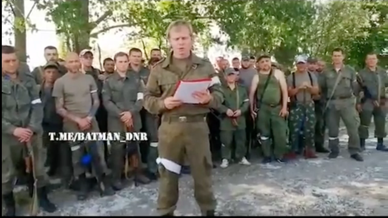 Сепаратистки бойци на прокремълската Донецка народна република воюващи в района