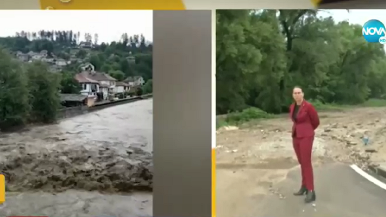 След поройните дъждове сложна остава ситуацията в Трявна. Наводнени са десетки