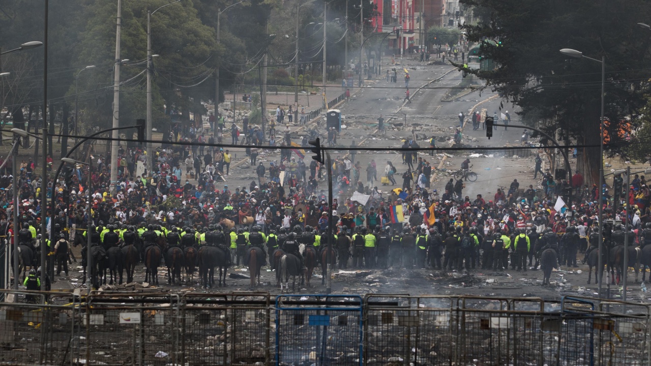 Президентът на Еквадор: Протестиращите искат да извършат държавен преврат