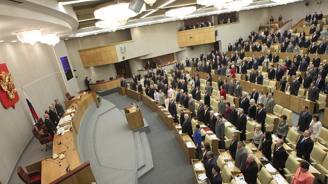 Долната камара на руския парламент Държавната дума одобри днес нов