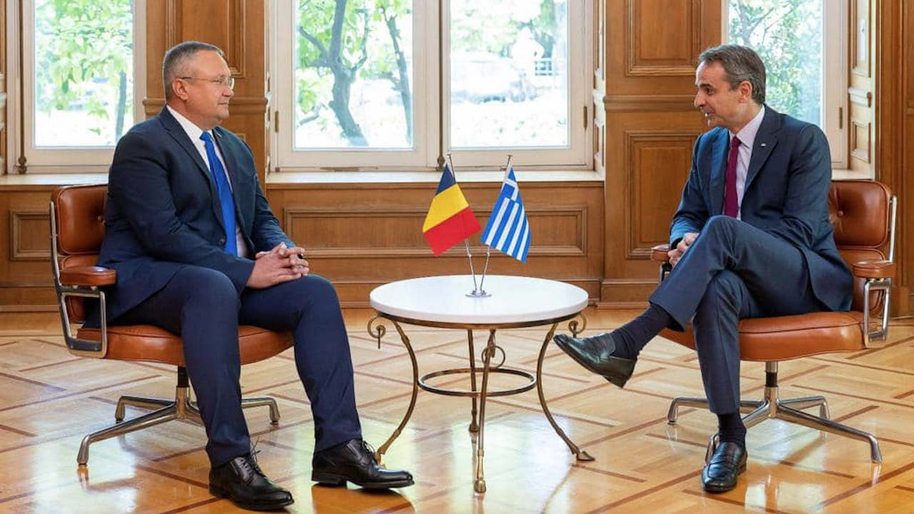 Министър-председателите на Гърция и Румъния обсъдиха енергийното сътрудничество и актуални двустранни и международни теми
