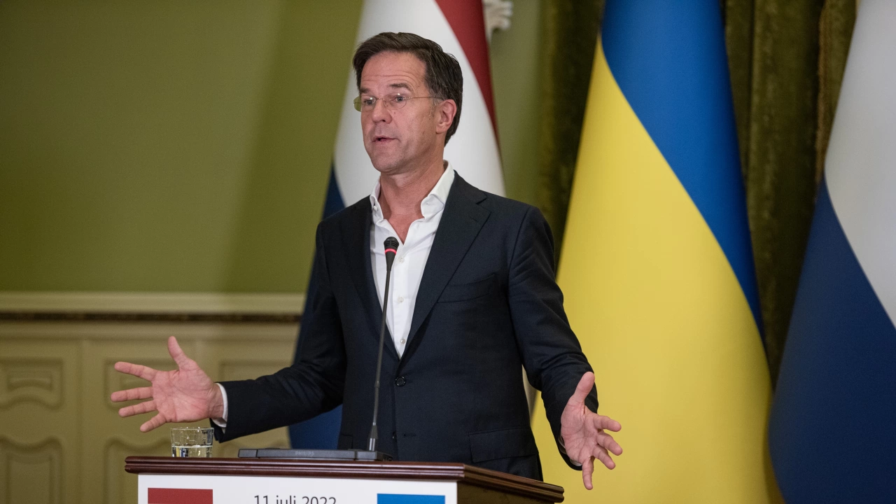 Премиерът на Нидерландия е в Киев Марк Рюте заяви че