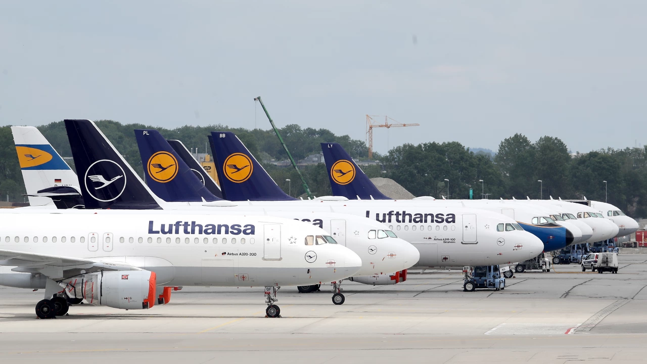 Германската авиокомпания Луфтханза Lufthansa обяви че отменя още 2000 полета