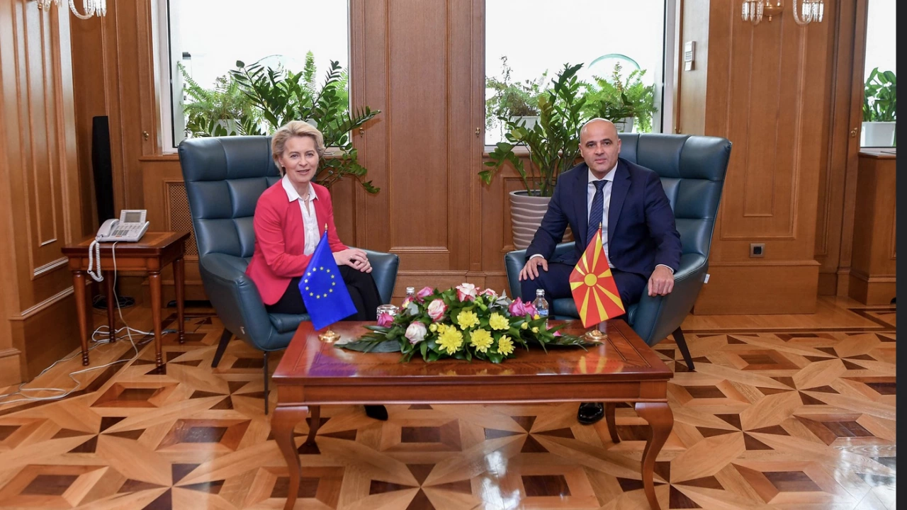 Премиерът на Република Северна Македония Димитър Ковачевски е провел среща