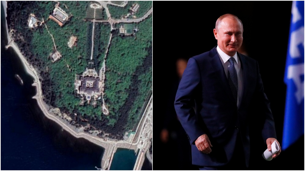 Тайният палат на Путин с казино и еротичен салон излезе наяве с Google Maps
