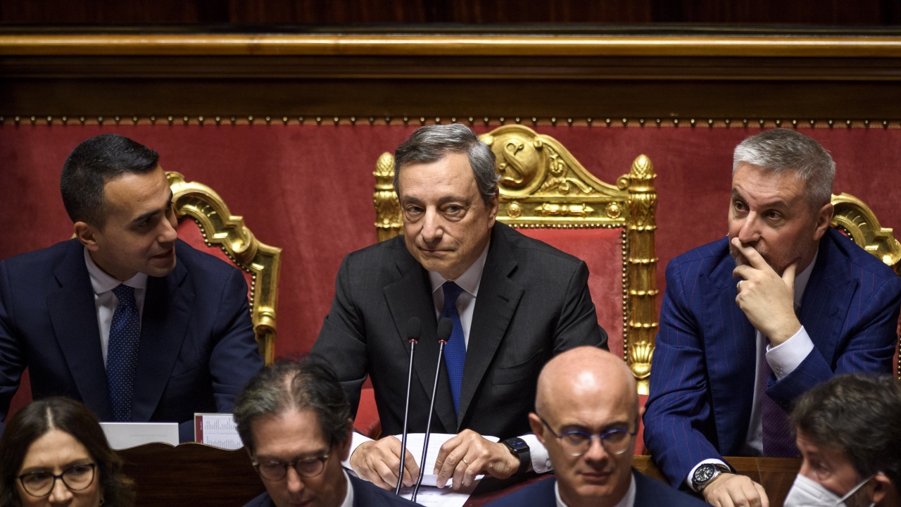 Италианският Сенат потвърди доверието си в правителството на Марио Драги,