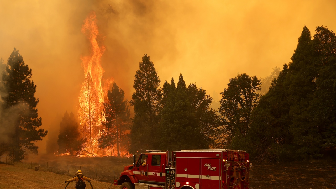 Гореща вълна обхвана САЩ, в Калифорния се разрази огромен пожар
