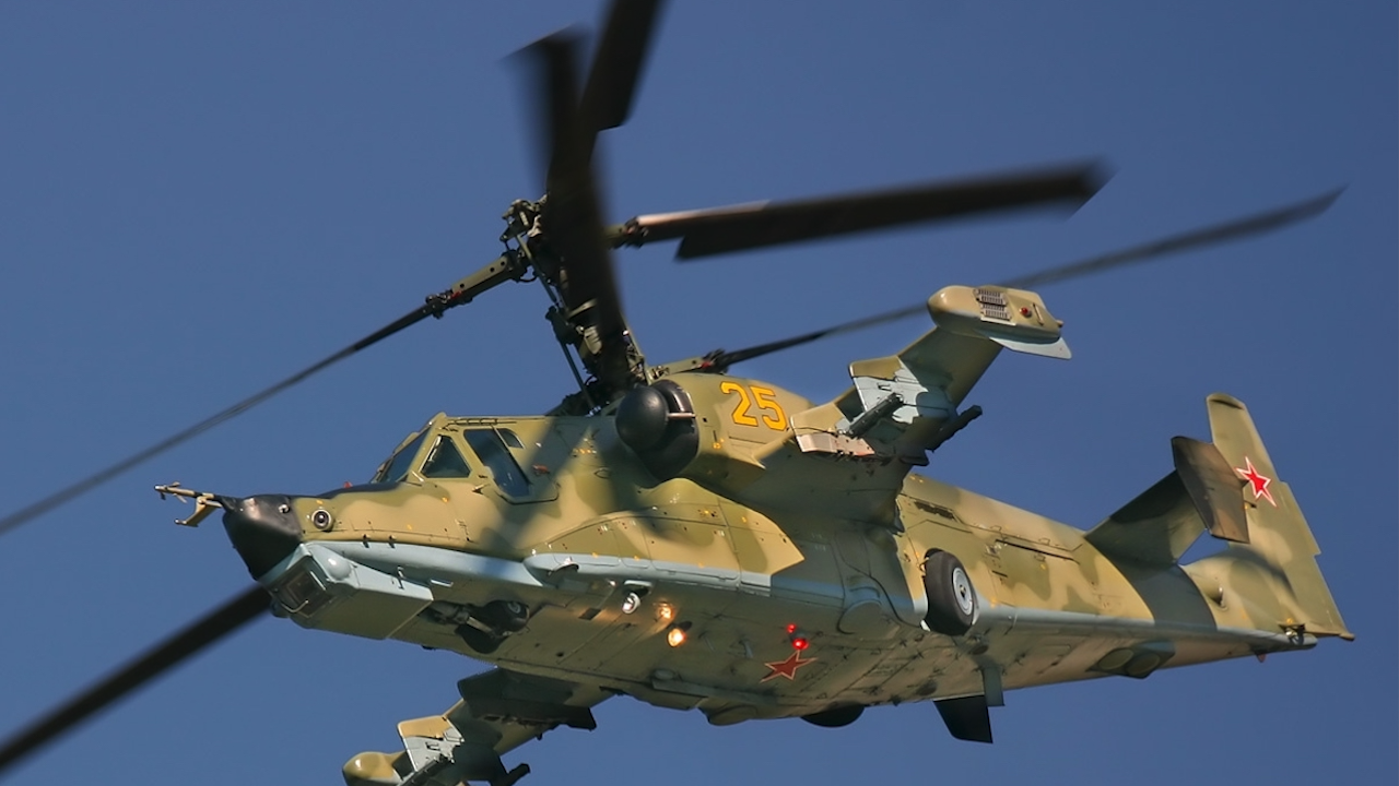 Руската армия бе принудена да свали свой хеликоптер Ка-52 в