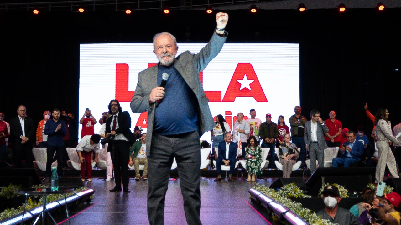 Бившият бразилски президент Луиз Инасио Лула да Силва на главната