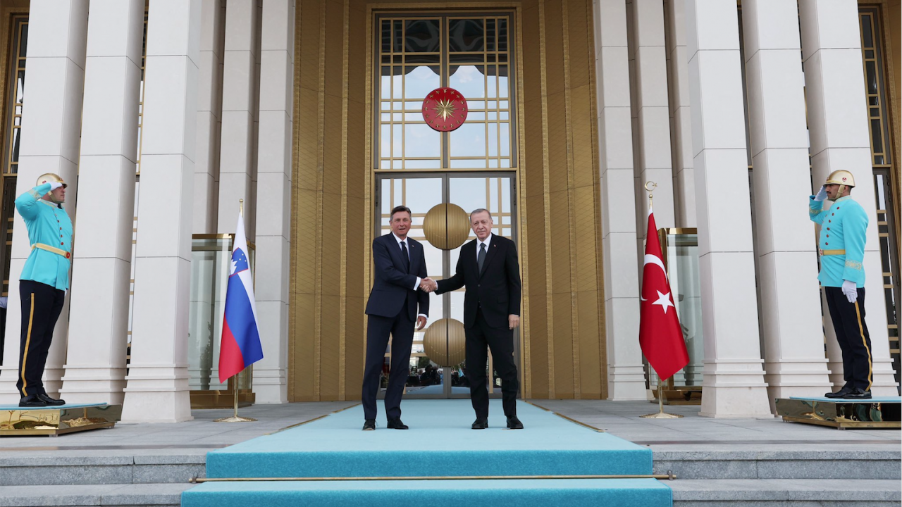 Борут Пахор се срещна с Ердоган в Анкара