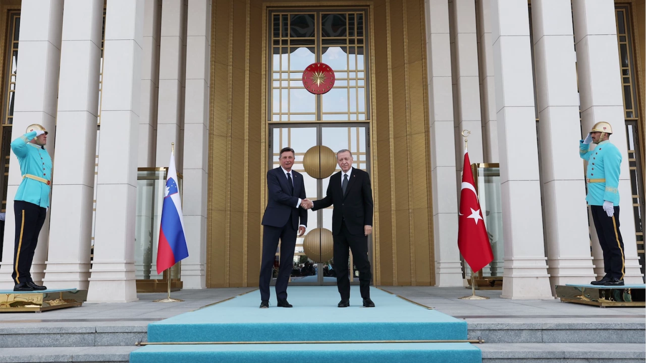 Словенският президент Борут Пахор се срещна днес с турския президент