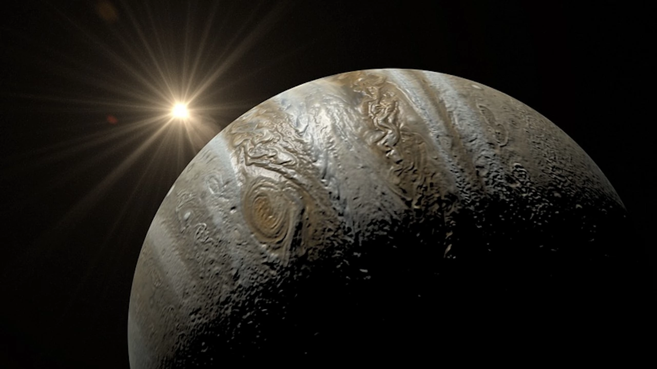 Спиращи дъха кадри на планетата Юпитер бяха разпространени от НАСА