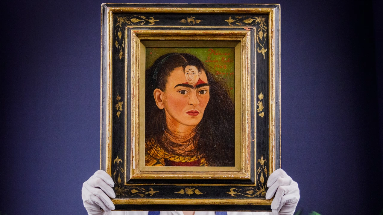Емблематичен автопортрет на мексиканската художничка Фрида Кало до момента