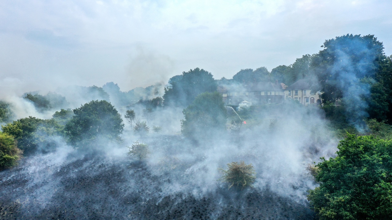 Голям горски пожар бушува в Анталия