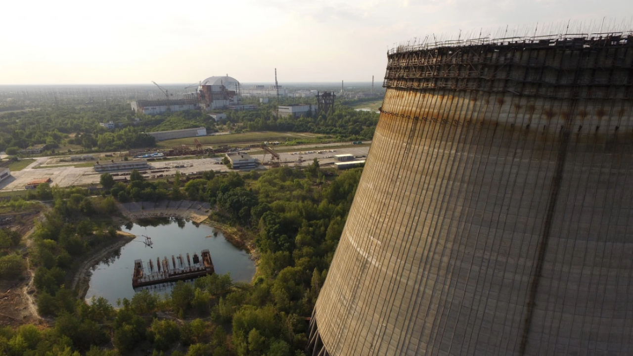 Украинската ядрената централа Запорожие, окупирана от руските сили, отново е