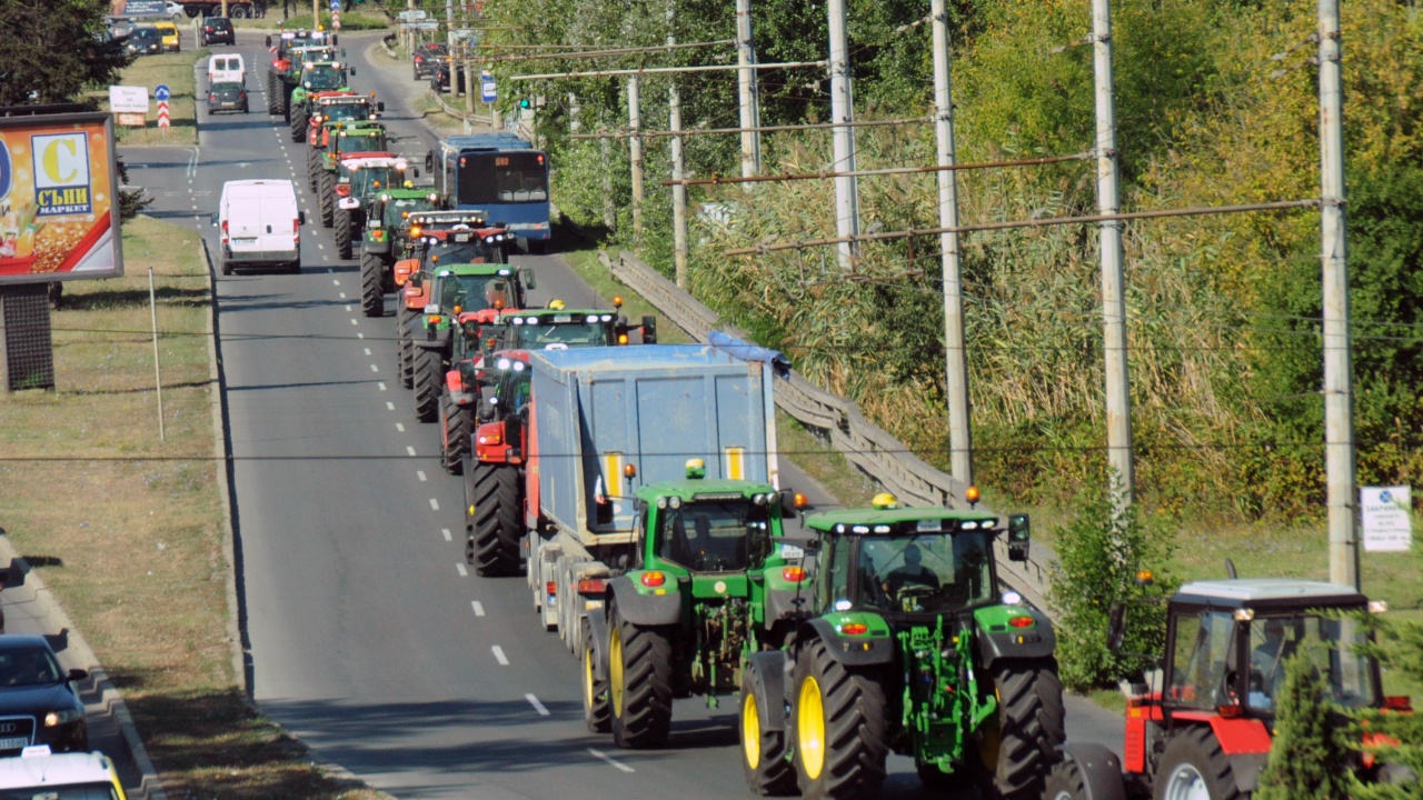 Зърнопроизводителите излязоха на протест