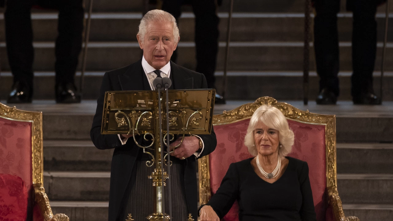 Крал Чарлз III днес за първи път говори в британския