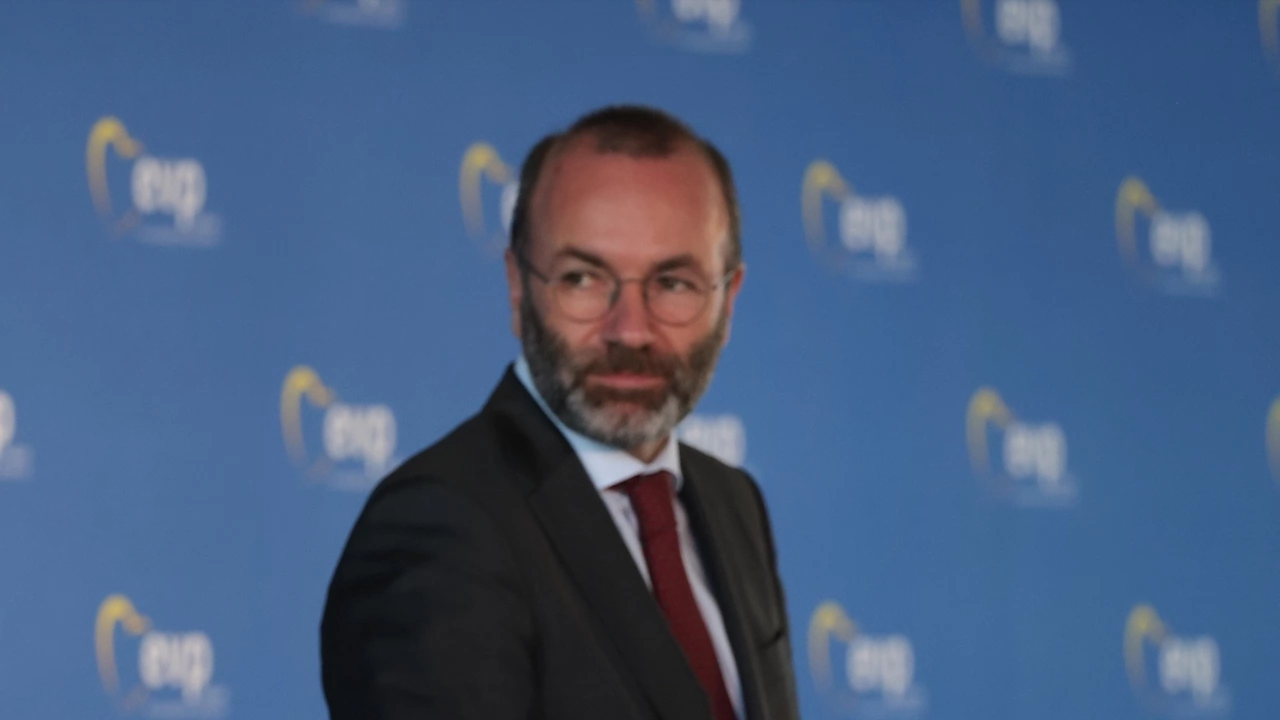 Лидерът на Европейската народна партия ЕНП в Европарламента Манфред ВеберМанфред
