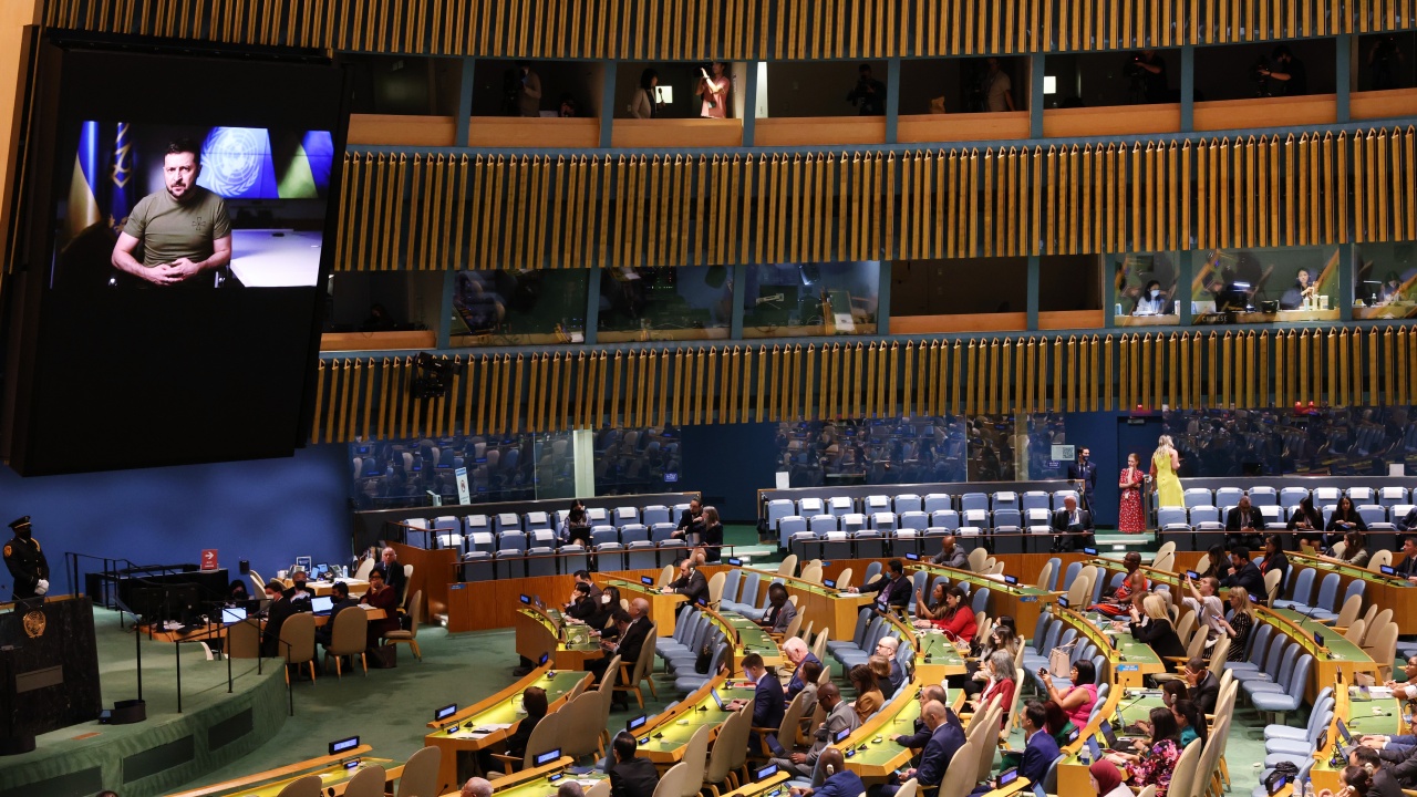 Зеленски призова ООН да лиши Русия от правото ѝ на вето в Съвета за сигурност