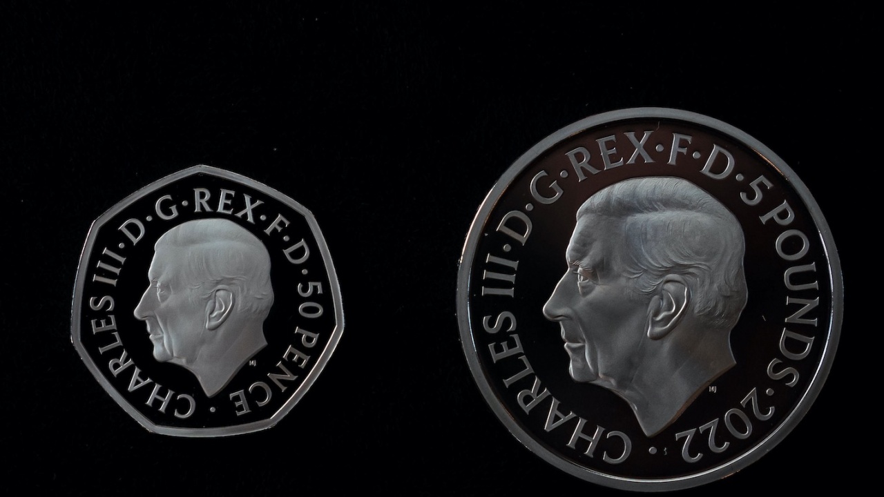 Ето ги първите монети с лика на крал Чарлз III