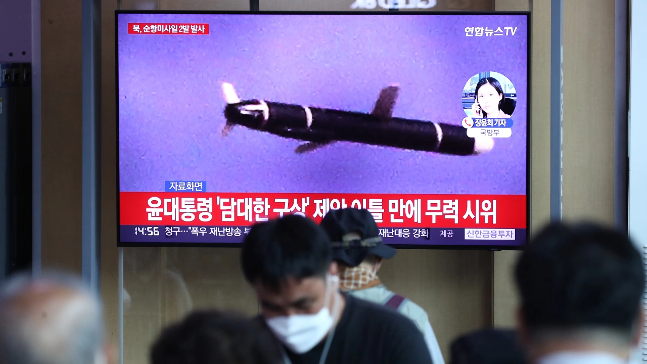 Северна Корея изстреля днес неидентифицирана балистична ракета към източното крайбрежие
