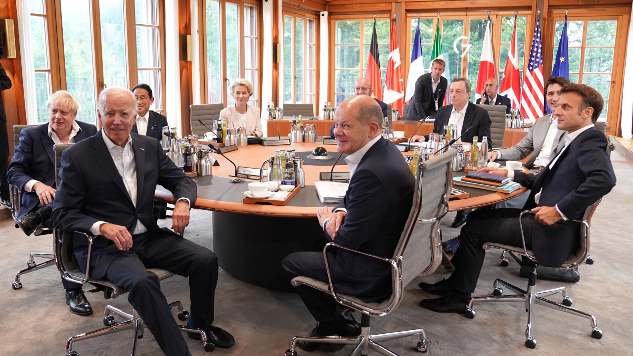 Американският президент Джо Байдън и останалите лидери на Г-7 ще