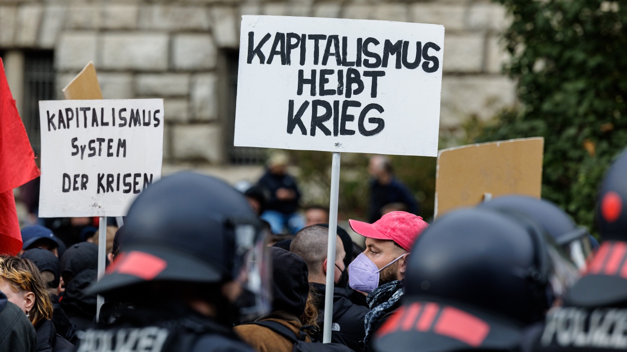 Протести в Лайпциг срещу повишаването на цените
