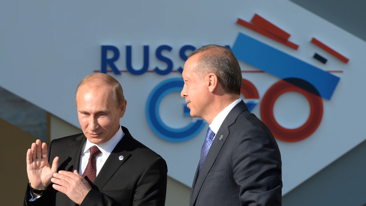 Президентите на Русия и Турция Владимир Путин Владимир Путин