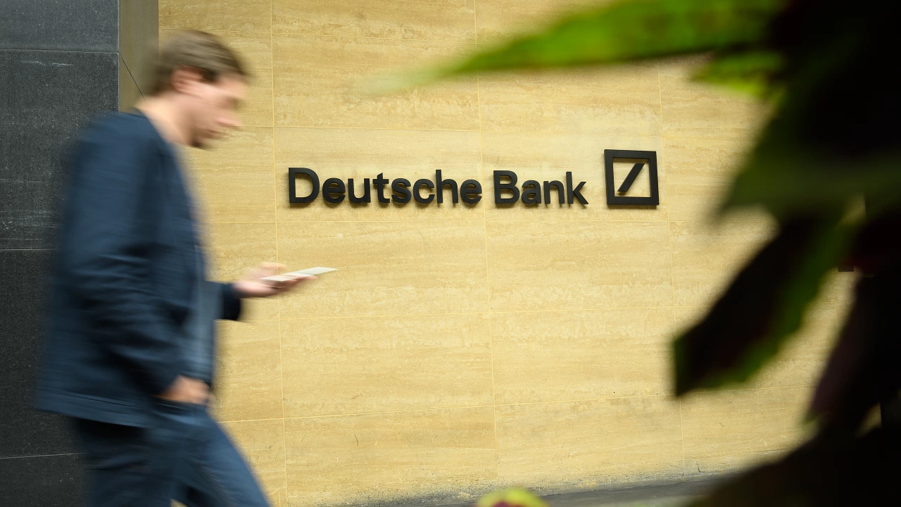 Водещата германска банка Дойче банк Deutsche bank съобщи днес че