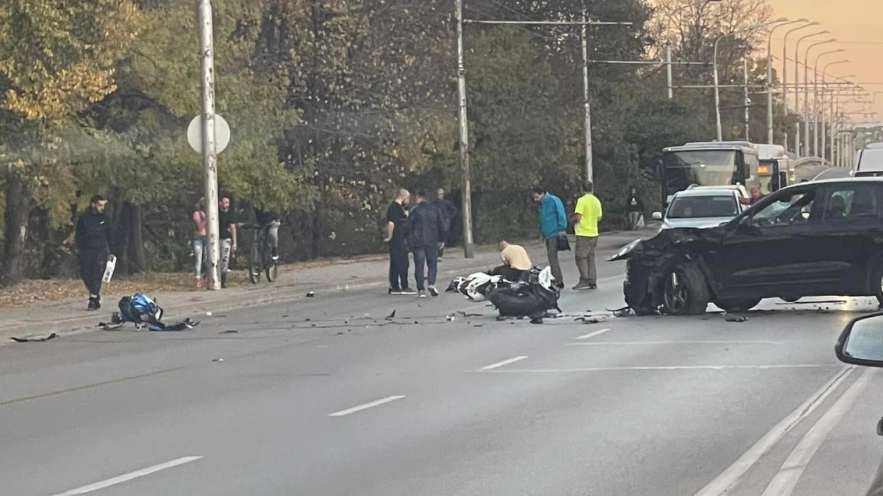 Катастрофа е станала на бул Сливница в София преди минути